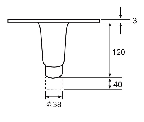 A04  150mm ADJUSTABLE EQUIPMENT LEGS