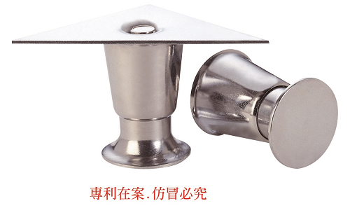 A07  100mm ADJUSTABLE FLANGED EQUIPMENT LEGS