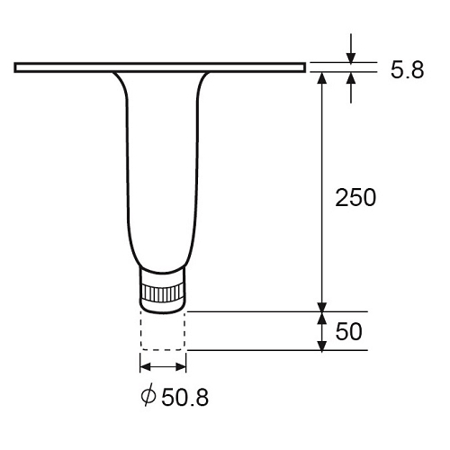 A09  300mm HEAVY DUTY EQUIPMENT LEGS