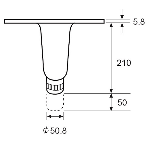 A12  250mm HEAVY DUTY EQUIPMENT LEGS