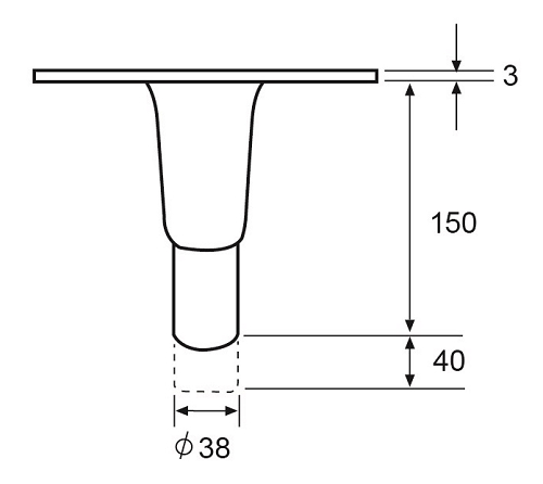 A4-1  150mm ADJUSTABLE LENGTHENING EQUIPMENT LEGS