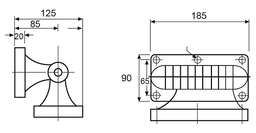 C07  H-307 STAINLESS HEAVY DUTY HINGES