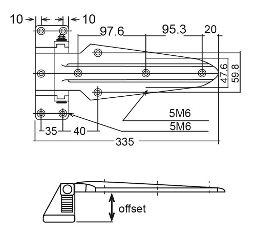 C8-1-1  H-309 LEAF HINGES