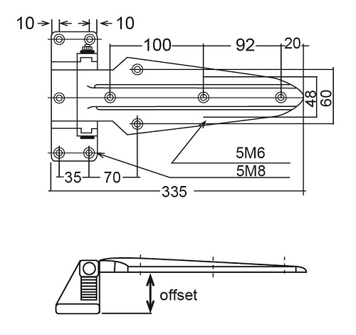 C8-1  H-303-1 LEAF HINGES