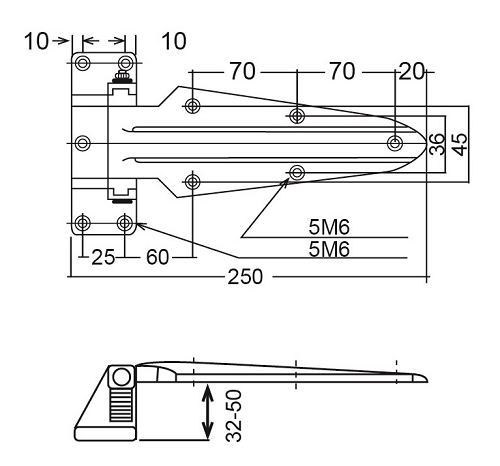C8-2  H-303-2 LEAF HINGES