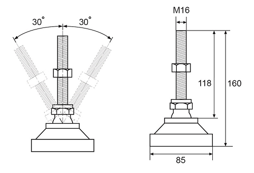 D15  MULTIDIRECTIONAL LEVEL ADJUSTERS