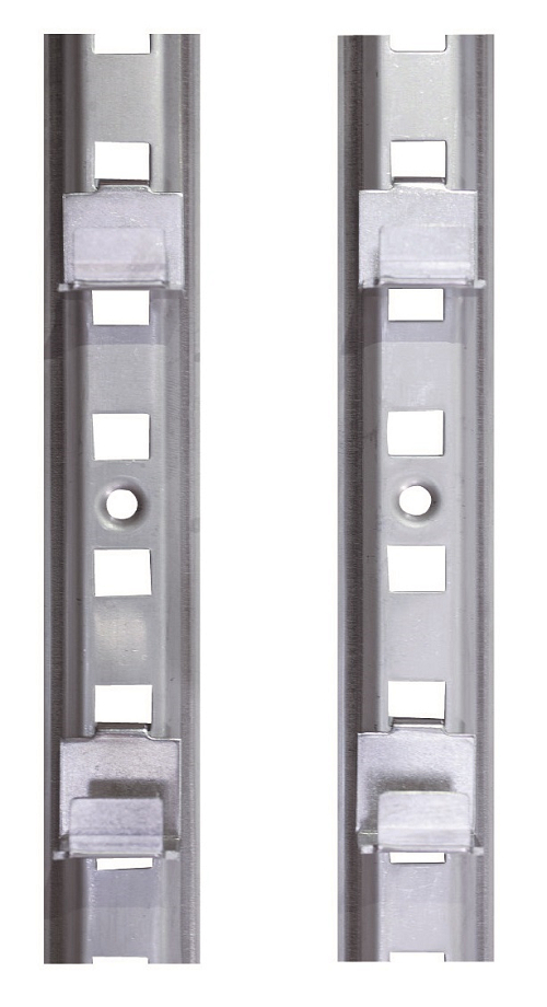 E07  STAINLESS PILASTER AND SHELF SUPPORTS
