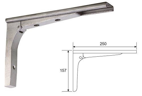 E09  DROP SHELF BRACKETS