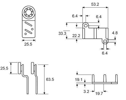E15  DOOR SHEAVES AND STOPS
