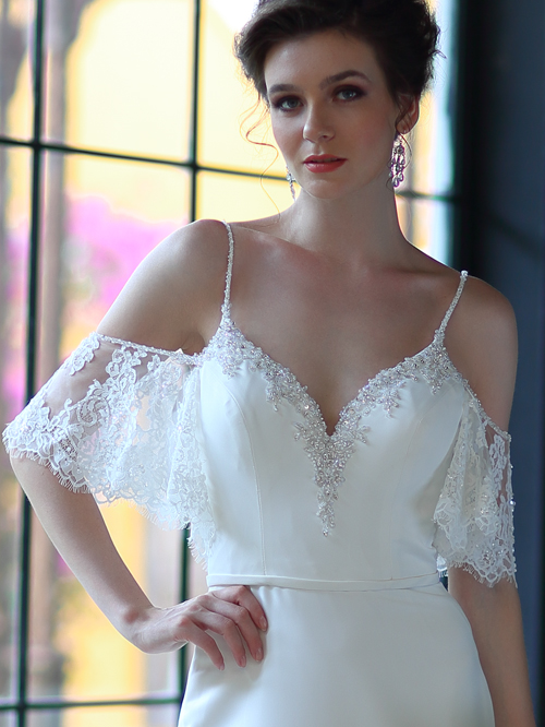 3308 TRUMPET SWEETHEART NECKLINE SLEEVELESS