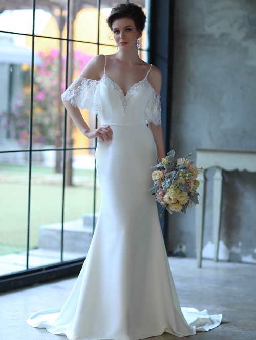 3308 TRUMPET SWEETHEART NECKLINE SLEEVELESS