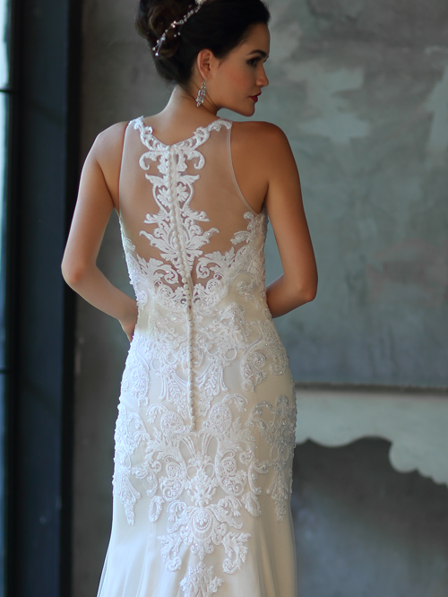 3313 TRUMPET SABRINA NECKLINE SLEEVELESS
