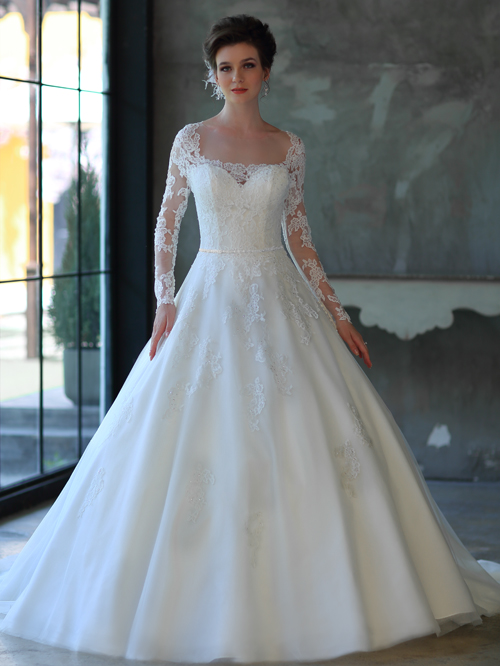3315 FULL SQUARE NECKLINE LONG SLEEVE