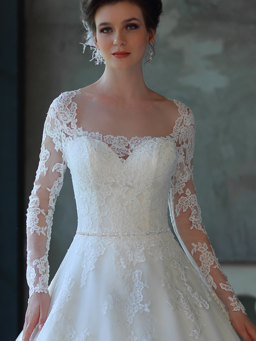 3315 FULL SQUARE NECKLINE LONG SLEEVE