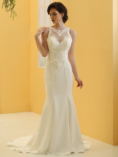 6302302 TRUMPET SABRINA NECKLINE SLEEVELESS