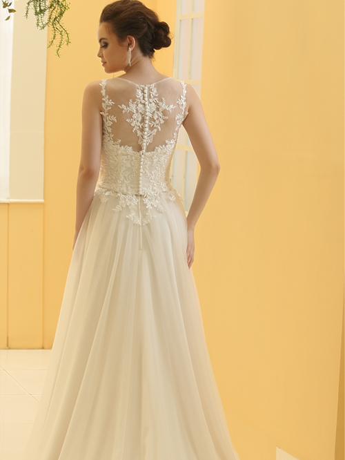 6303303 A LINE SWEETHEART NECKLINE SLEEVELESS