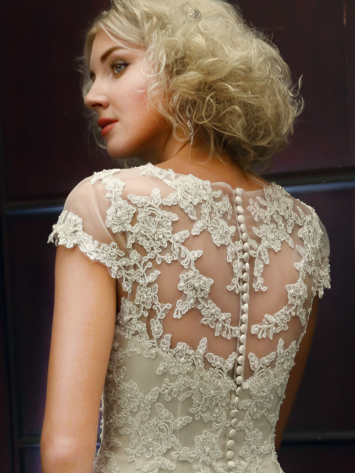 8309 A LINE SABRINA NECKLINE