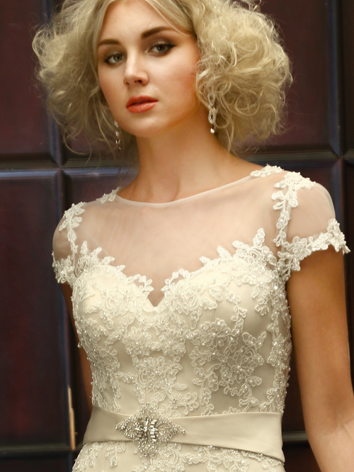 8309 A LINE SABRINA NECKLINE