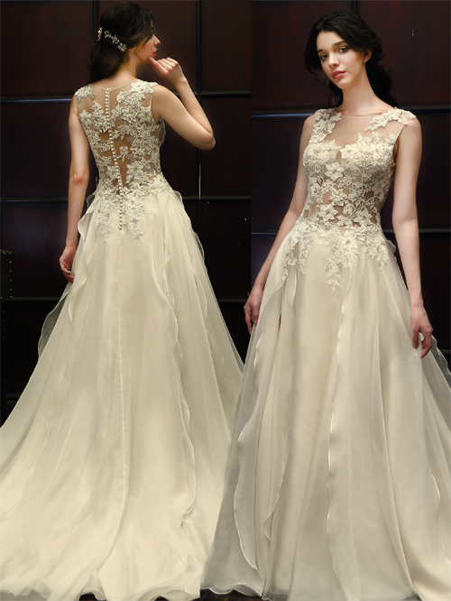 8312 A LINE SABRINA NECKLINE
