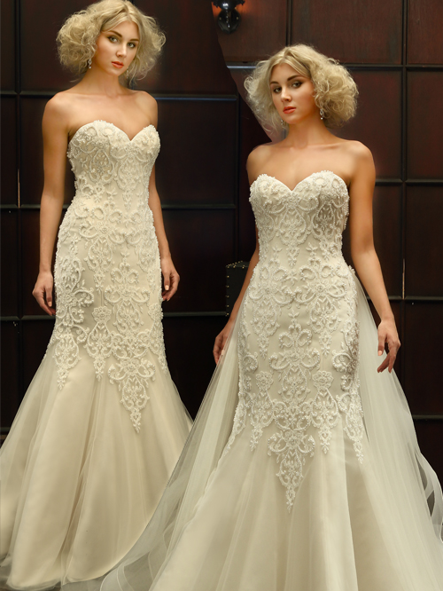 8315 MERMAID SWEETHEART NECKLINE