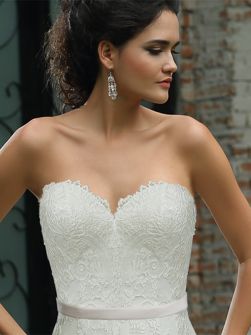 8333 A LINE SWEETHEART NECKLINE SLEEVELESS