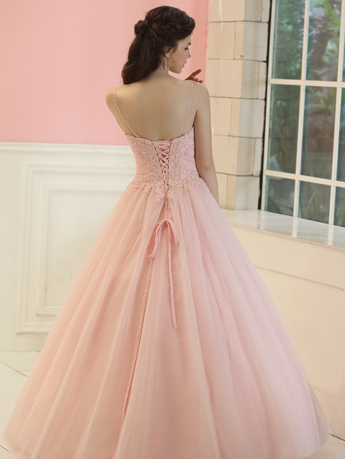 9979 BALL GOWN V NECKLINE SLEEVELESS