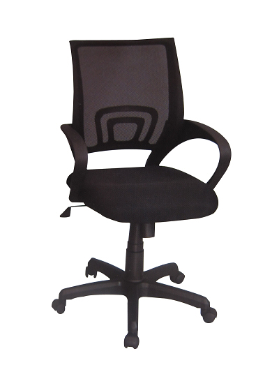 140-4 中型專利網椅(黑)