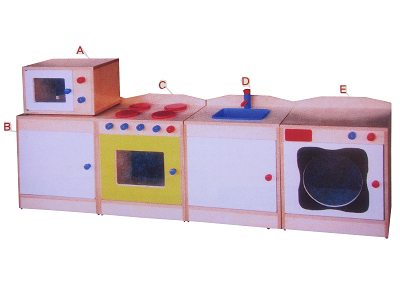 兒童遊戲廚具組*5台
