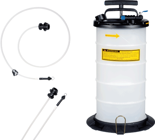 9.5L PNEUMATIC / MANUAL FLUID EXTRACTOR