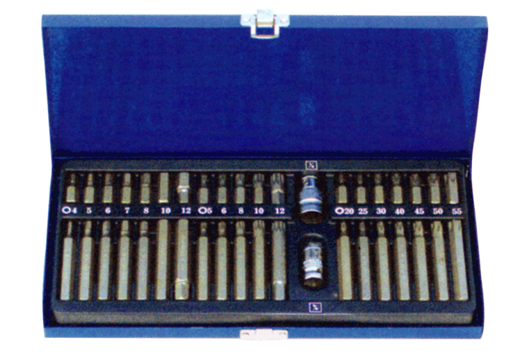 40 PCS 3/8” & 1/2” PROFESSIONAL BIT SET