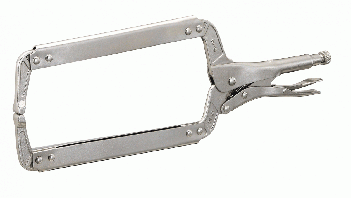 18" LOCKING C-CLAMP WITH REGULAR TIPS