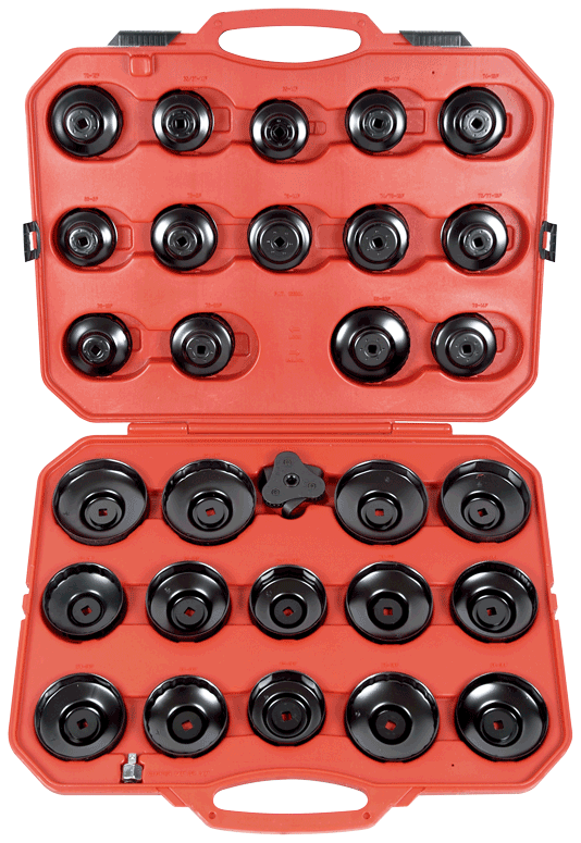 30 PCS 3/8" DR.  CUP-TYPE OIL FILTER WRENCH SET