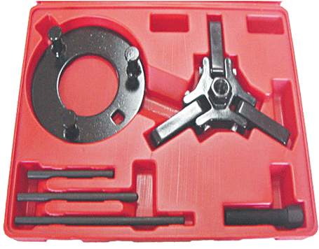HARMONIC DAMPER PULLEY HOLDING AND PULLER SET