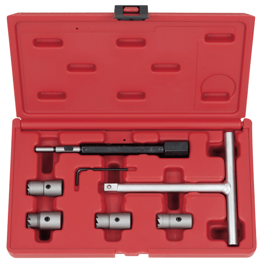 7PCS DIESEL INJECTOR SEAT CUTTER SET