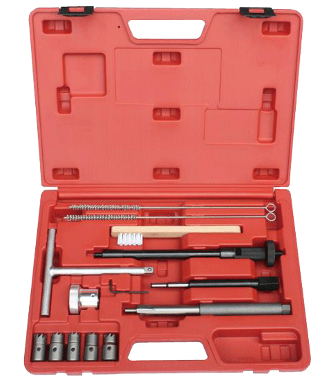 14PCS DIESEL INJECTOR SEAT CUTTER SET