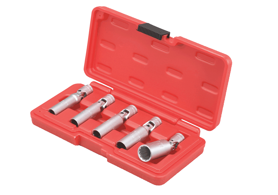 5PCS 1/4" DR. GLOW PLUG SOCKET