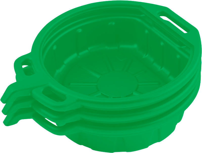 16L DRAIN PAN (GREEN)