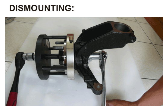 WHEEL HUB / WHEEL BEARING UNITS TOOL SET
