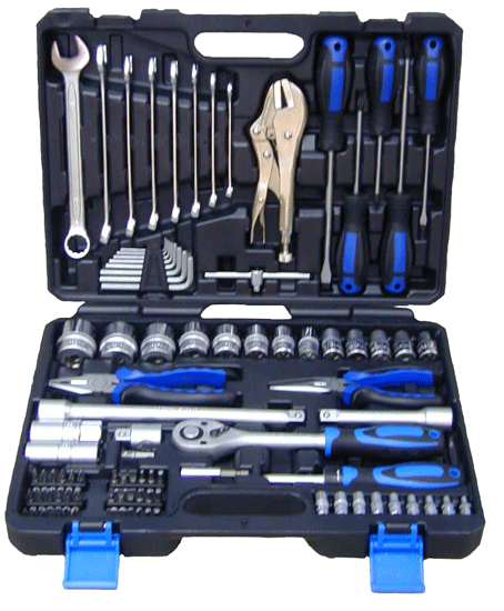 92PCS-1/4” & 1/2” DR.SOCKET SET