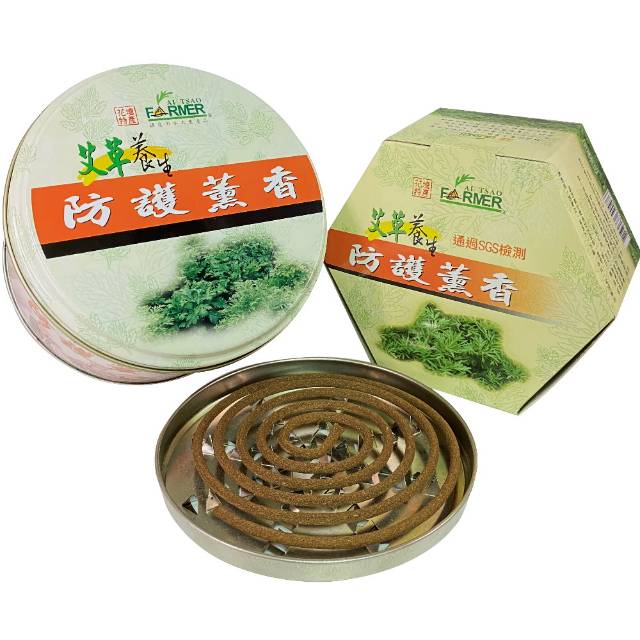 艾草防護薰香 (鐵盒裝/30環 或 紙盒裝/32環)