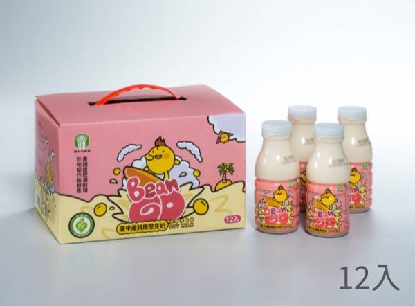 BEANGO 產銷履歷 原味豆奶(12瓶/盒)