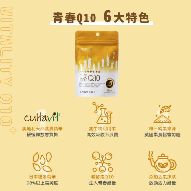青春 Q10 口含錠(純素) (90入/包) 共3包