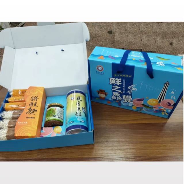 漁會出品 - 鮮之鱻覺禮盒(虱目魚酥+小魚乾醬+意麵+刀削麵)