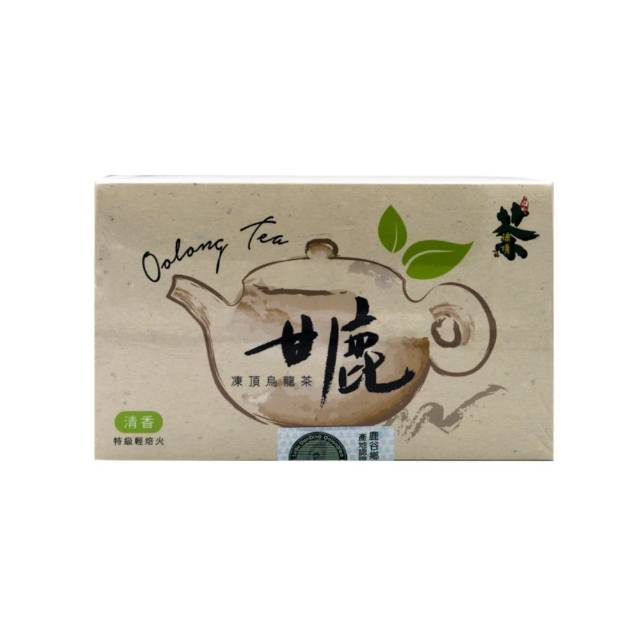 南投鹿谷 甘鹿凍頂烏龍茶包-清香袋茶3g*20入/盒