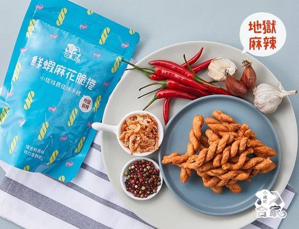 【小琉球特產】 鮮蝦麻花捲/地獄麻辣150g