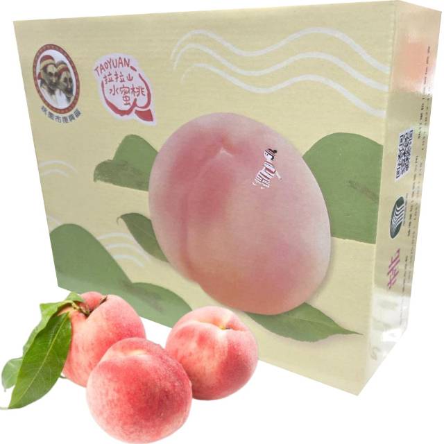 復興鄉拉拉山水蜜桃禮盒/5粒裝