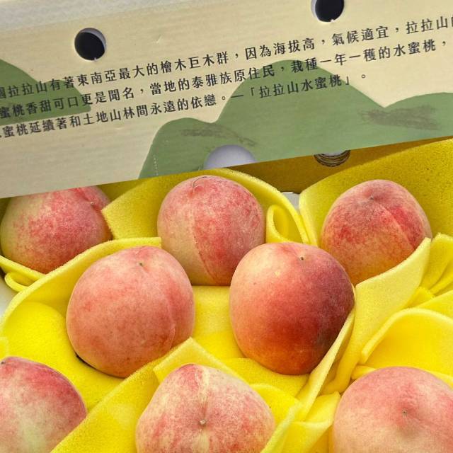 復興鄉拉拉山水蜜桃禮盒/10粒裝