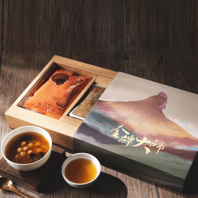 金牌大師 補身養顏雙美禮盒/滴雞精+銀耳湯(共1盒)